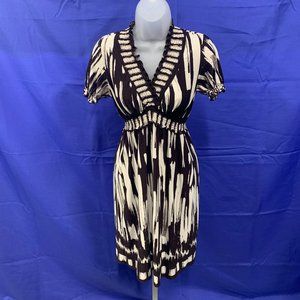 Woman's En Focus Studio Brown & Off White  Size M